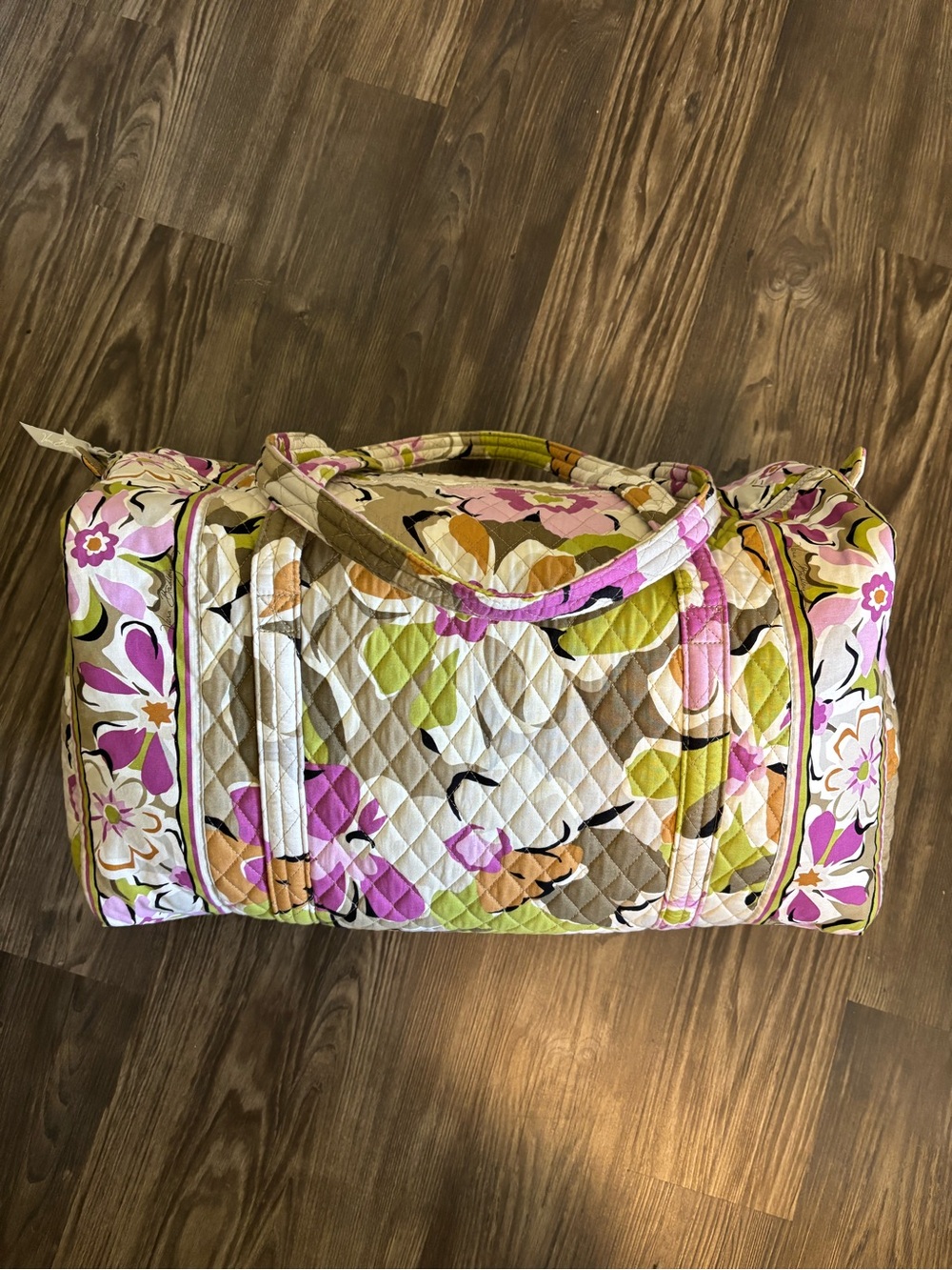 Vera Bradley Portobello Road Large Duffel - Purple/Green